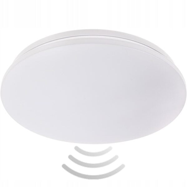 Lampa Sufitowa Plafon LED 18W IP44 z czujnikiem Ruchu
