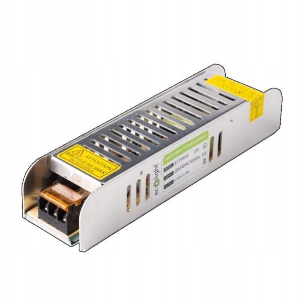 Zasilacz LED 100W 12V 8,33A IP20 modułowy ECOLIGHT