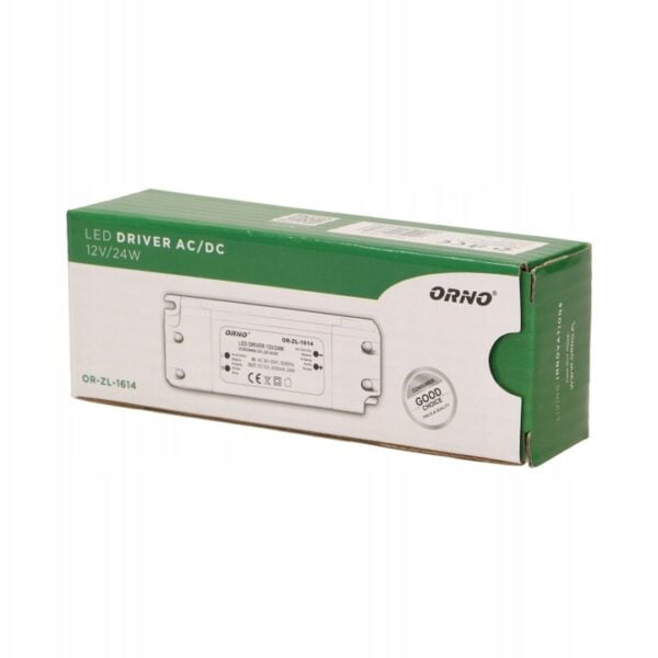 Zasilacz do LED 12VDC 30W IP20 Orno - obrazek 2