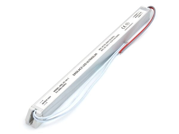 Zasilacz LED meblowy ultra płaski slim napięciowy 12V 48W