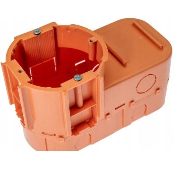 Puszka podtynkowa łączeniowa  GŁĘBOKA z wkrętami do elektroniki A.0083 PAWBOL - obrazek 3