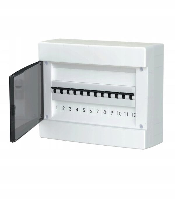 Rozdzielnica modułowa natynkowa plastikowa 1×12 IP40 C.1312-P PAWBOL
