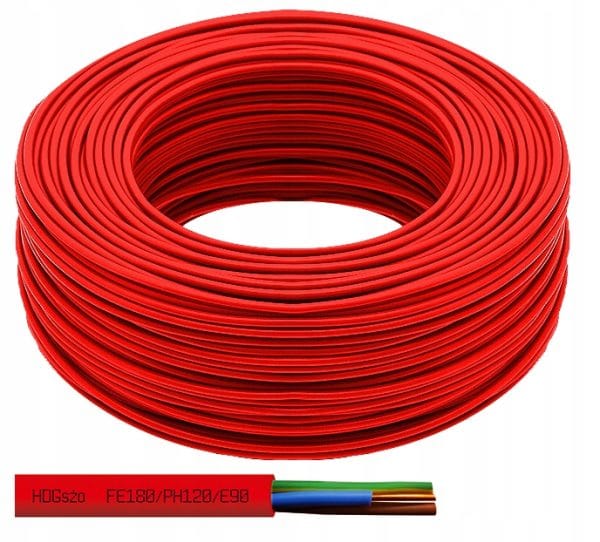 Przewód OGNIOODPORNY HDGs silikonowy PPOŻ kabel YDY 5x1,5 żo PH120 za metr BITNER