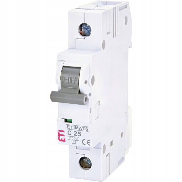 Wyłącznik nadprądowy HN-C25/1  C25A 1P 6kA EATON